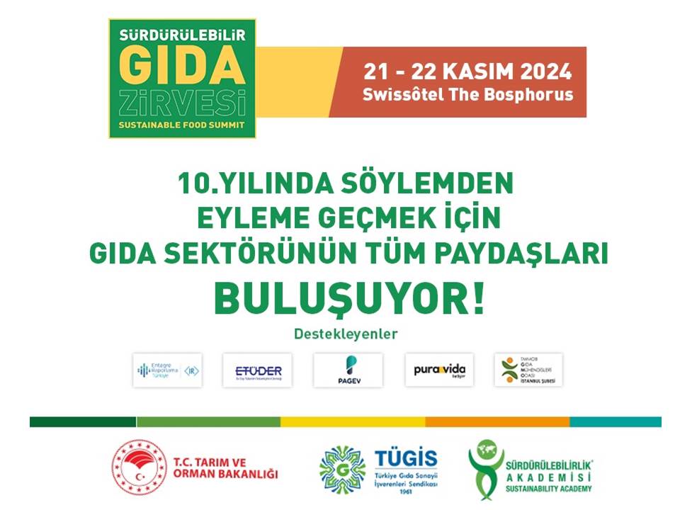 📢 SÜRDÜRÜLEBİLİR GIDA ZİRVESİ DUYURUSU