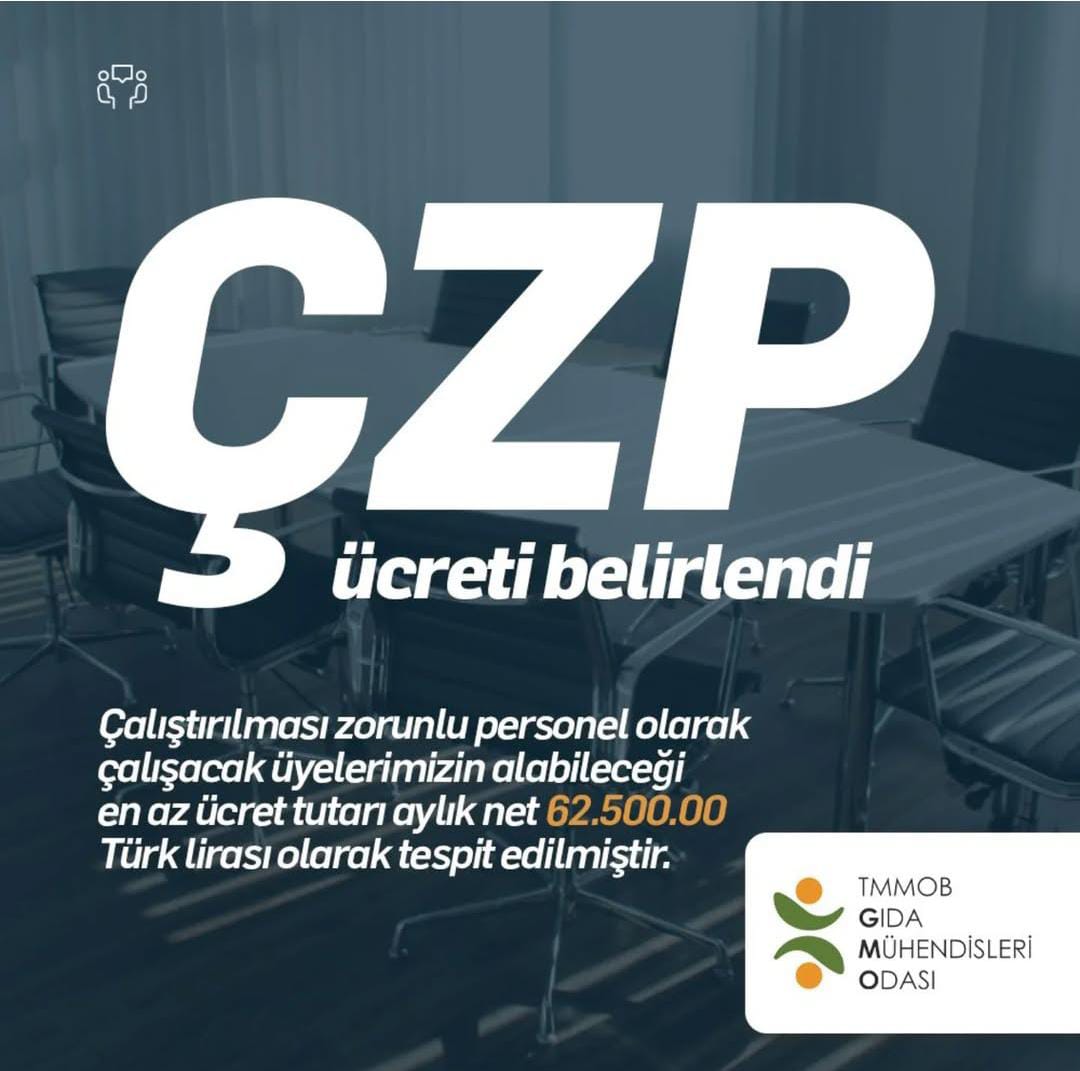 ÇALIŞTIRILMASI ZORUNLU PERSONEL 2025 YILI ÜCRETİ BELİRLENDİ