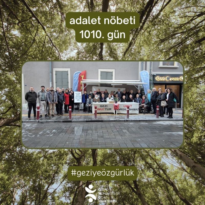 ADALET NÖBETİNDE 1010. GÜN