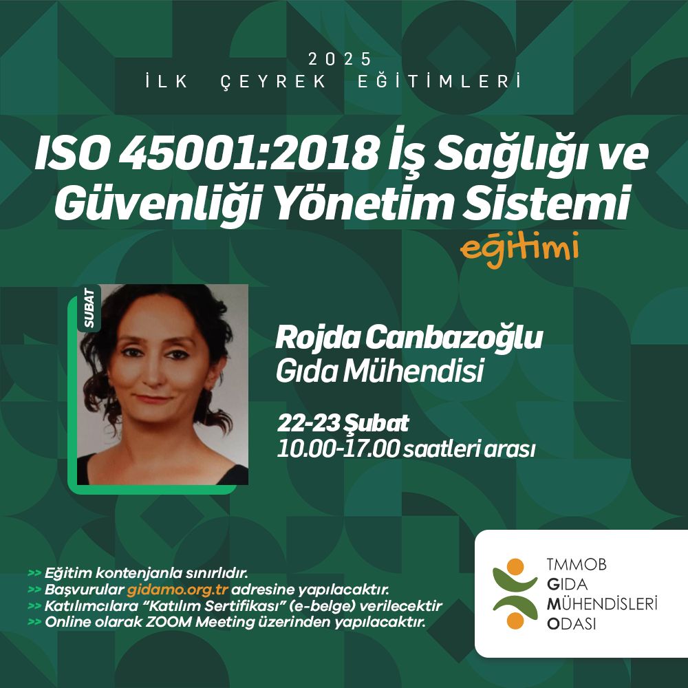 ISO 45001:2018 İSG Yönetim Sistemi Eğitimimizi Gerçekleştirdik