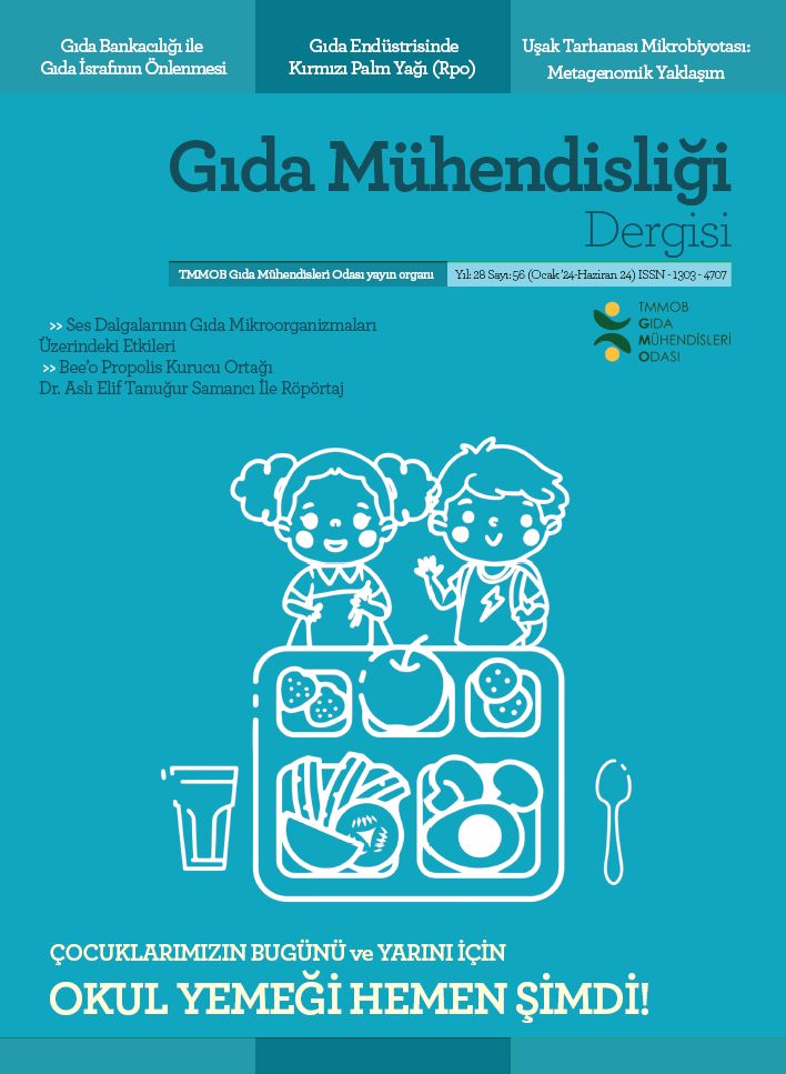 GIDA MÜHENDİSLİĞİ DERGİSİ 56. SAYI 27.08.2024