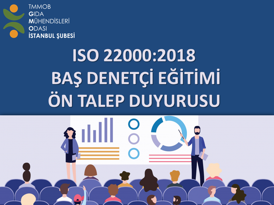 📢 ISO 22000:2018 BAŞ DENETÇİ EĞİTİMİ ÖN TALEP DUYURUSU  