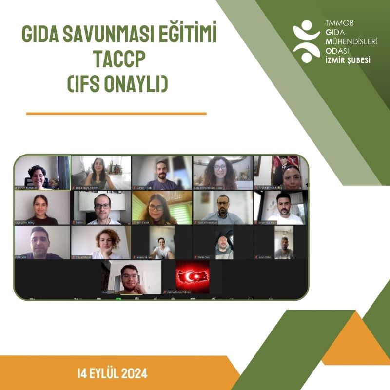 GIDA SAVUNMASI (TACCP) EĞİTİMİMİZİ GERÇEKLEŞTİRDİK