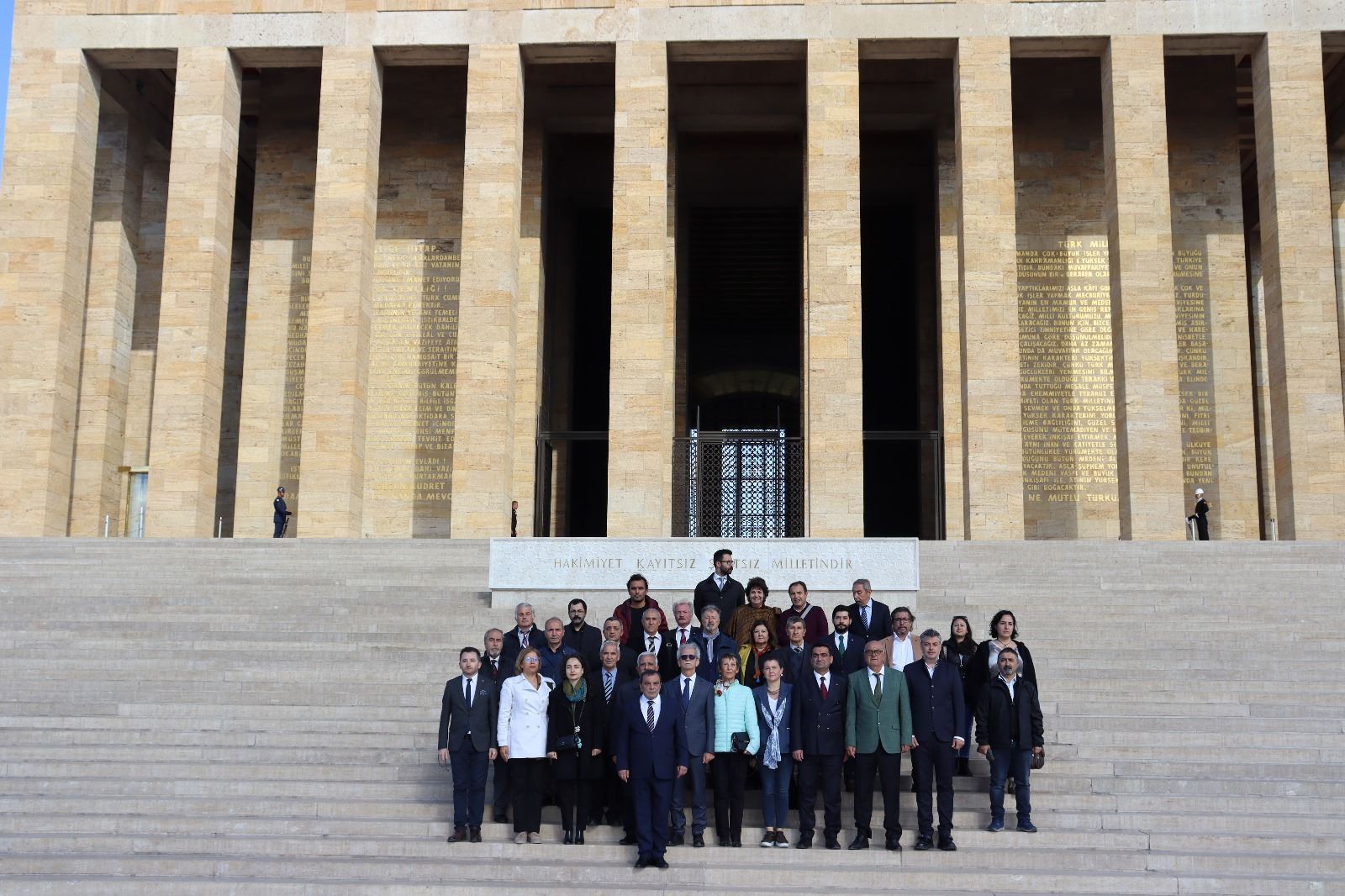 TMMOB'nin 70. Yılı Nedeni İle Anıtkabir Ziyaret Edildi.