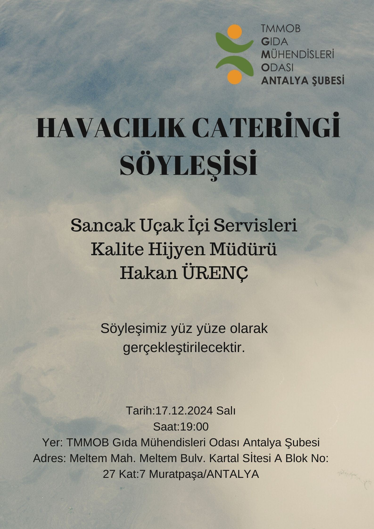 HAVACILIK CATERİNGİ SÖYLEŞİSİ