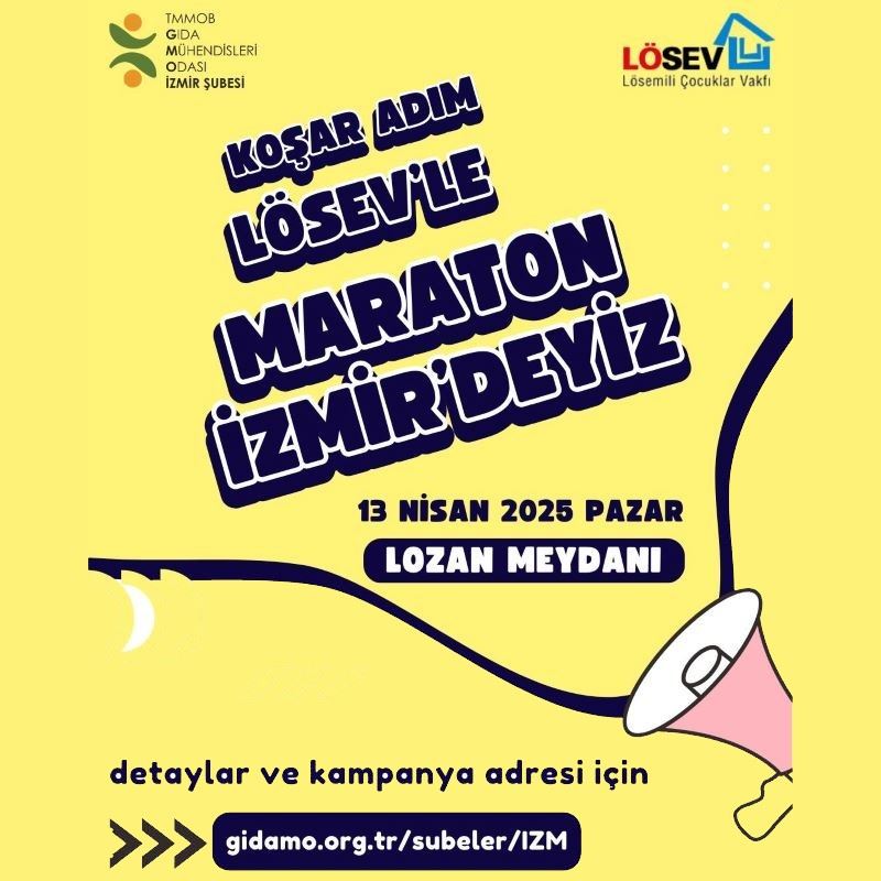 KOŞAR ADIM LÖSEV'LE MARATON İZMİR 2025'DEYİZ