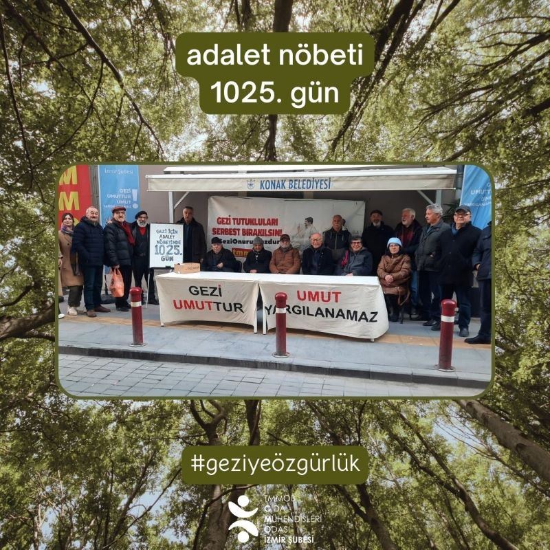 ADALET NÖBETİNDE 1025. GÜN