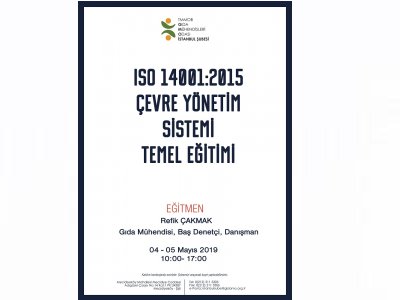 ISO 14001:2015 ÇEVRE YÖNETİM SİSTEMİ TEMEL EĞİTİM DUYURUSU