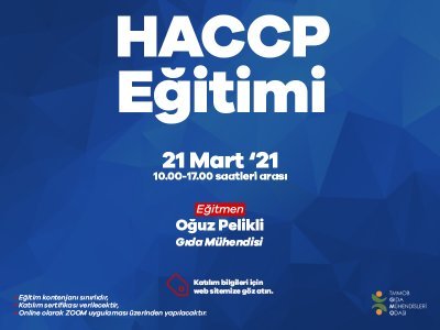 HACCP EĞİTİMİ21 MART 2021

