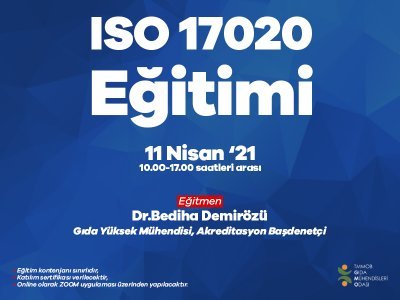 ISO 17020 EĞİTİMİ 11 NİSAN 2021