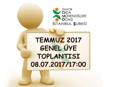 TEMMUZ 2017 GENEL ÜYE TOPLANTISIDUYURUSU